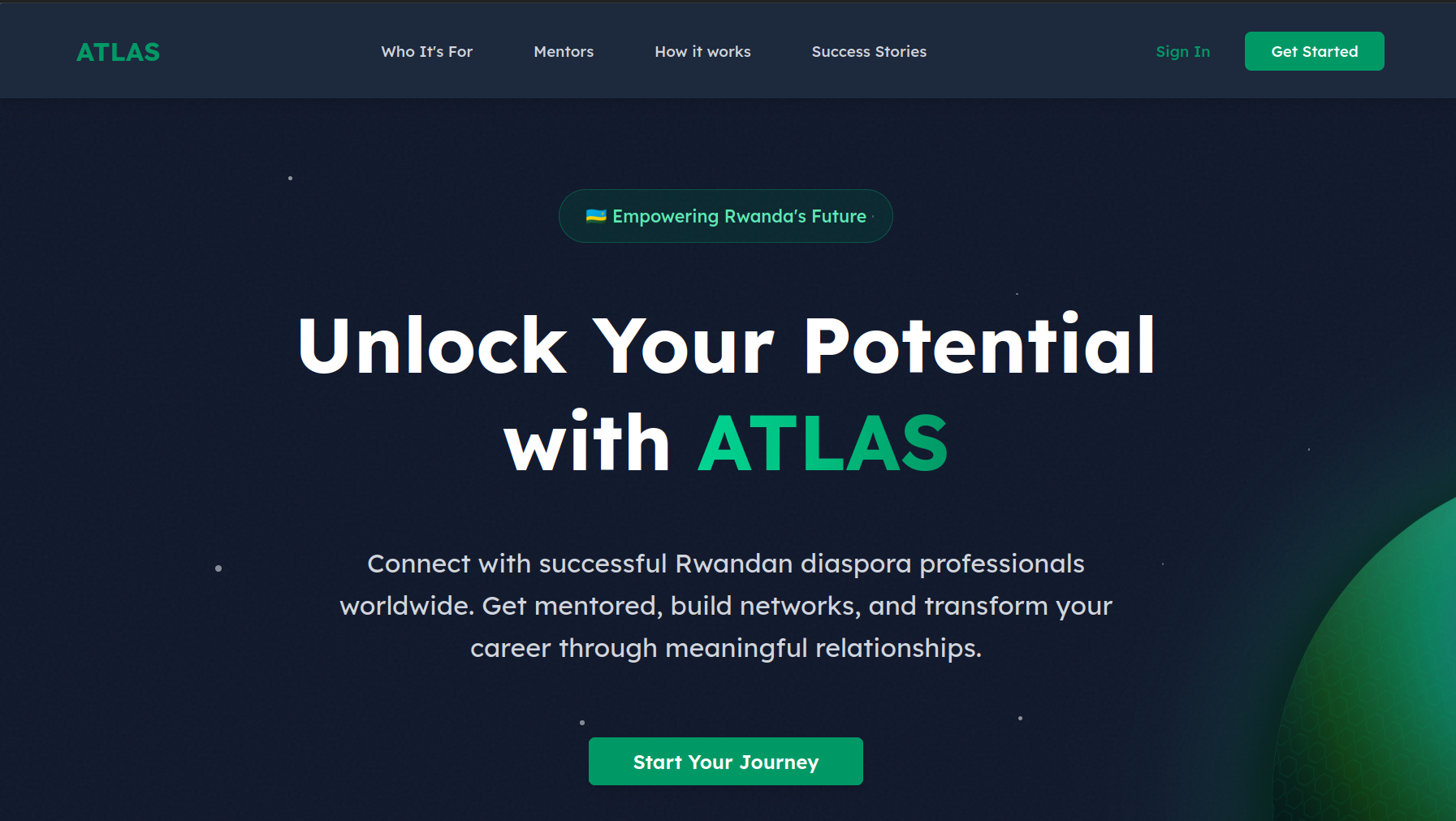 Atlas platform homepage